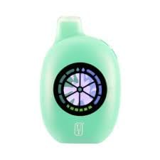 A 16ml Slushy / Lemon UT 50K disposable vape with lemon and icy slushy artwork on a sleek device with smart screen. by Vape4Less.