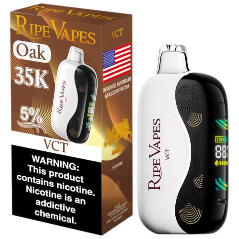VCT Oasis Ripe Vapes Oak 35K - Pack by Vape4Less.