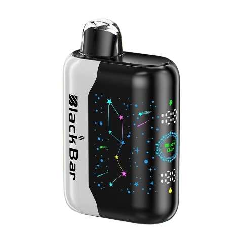 A 18ml Miami Mint Black Bar Universe X offers a clean, icy mint flavor with smooth performance in a sleek and refreshing disposable vape. by Vape4Less.