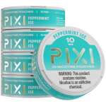Peppermint Ice Pixi nicotine pouches can 10mg - 5 pack