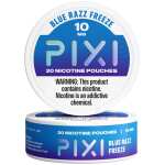 Blue Razz Freeze Pixi nicotine pouches can 10mg - 5 pack by Vape4Less.