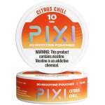 Citrus Chill Pixi nicotine pouches can 10mg - 5 pack by Vape4Less.