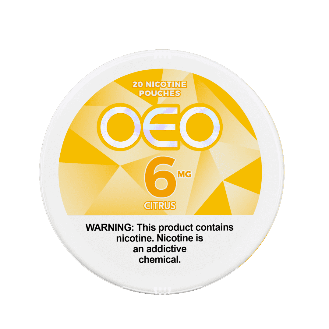 A Citrus OEO Nicotine Pouches by Vape4Less.