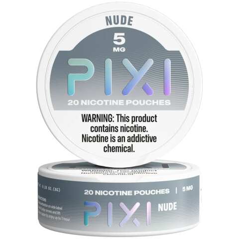 Nude Pixi nicotine pouches can 5mg - 1 roll