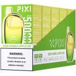 Sour Double Apple Ice Pixi 50K Disposable Vape Package by Vape4Less.