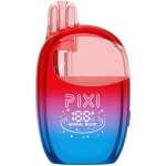A Strawberry Dew Ice Pixi 50K Disposable Vape by Vape4Less.