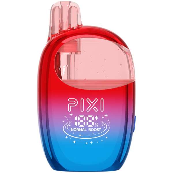 A Strawberry Dew Ice Pixi 50K Disposable Vape by Vape4Less.