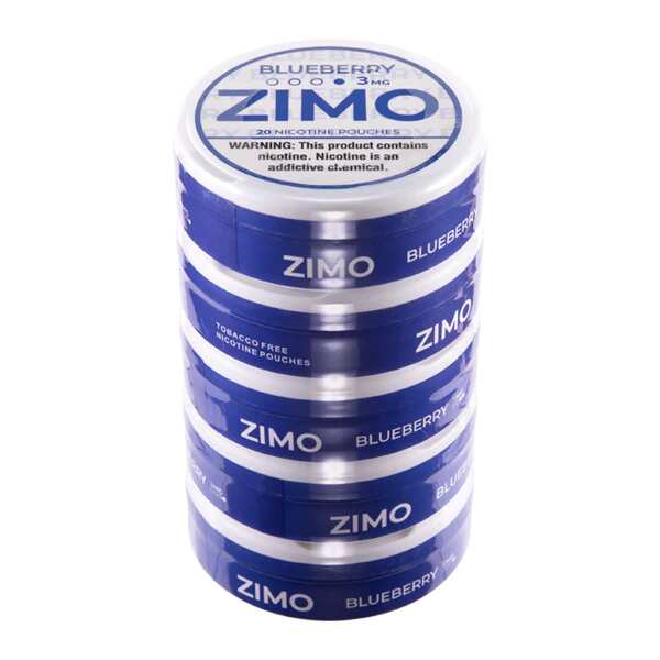 Blueberry ZIMO Nicotine Pouches - 5 Packs - 3mg