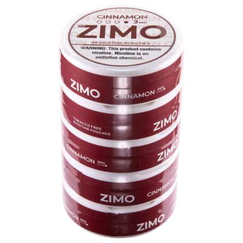 Cinnamon ZIMO Nicotine Pouches - 5 Packs - 3mg