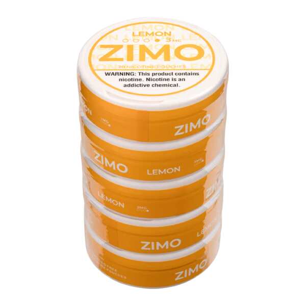 Lemon ZIMO Nicotine Pouches - 5 Packs - 3mg