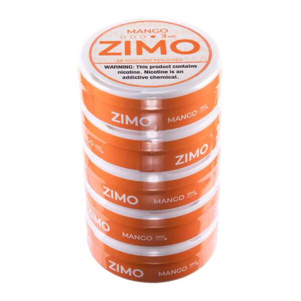 Mango ZIMO Nicotine Pouches - 5 Packs - 3mg