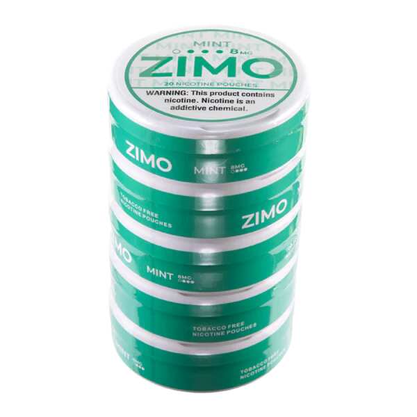 Mint ZIMO Nicotine Pouches - 5 Pack - 8mg