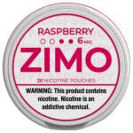 Raspberry ZIMO Nicotine Pouches - 6mg by Vape4Less.