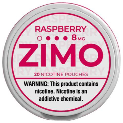 Raspberry ZIMO Nicotine Pouches - 8mg