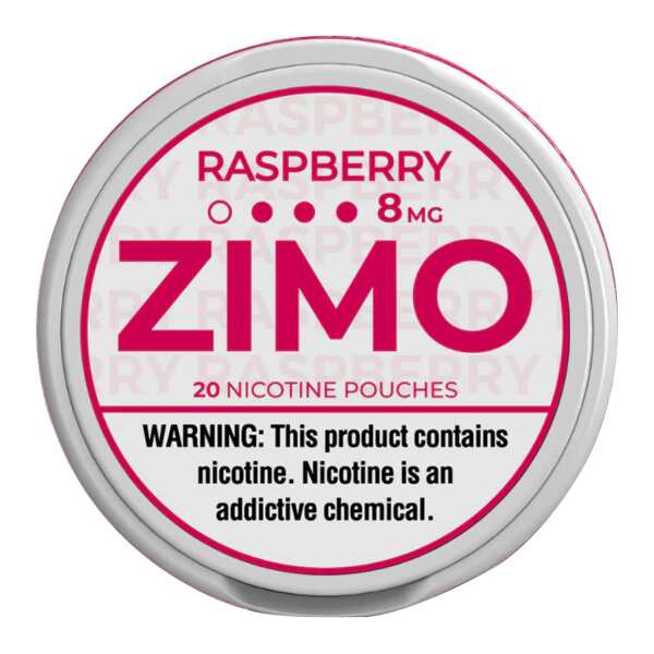 Raspberry ZIMO Nicotine Pouches - 8mg