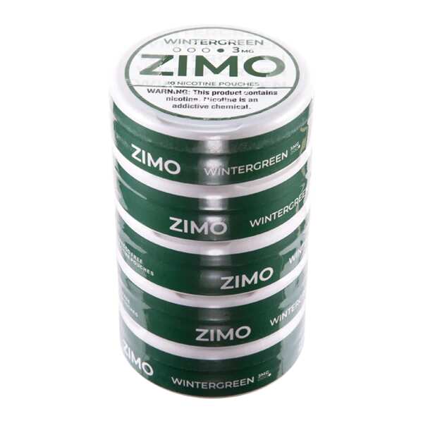 Wintergreen ZIMO Nicotine Pouches - 5PK - 3mg