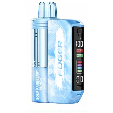 A Sour Raspberry Punch Foger Switch Pro 30K disposable vape flavor by Vape4Less.
