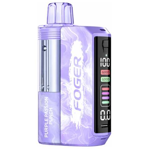 A Purple Passion Punch Foger Switch Pro 30K disposable vape flavor by Vape4Less.