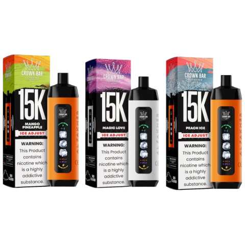 Al Fakher Crown Bar Ice Adjust 15K Cover pic Vape4less