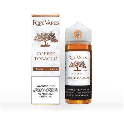 Coffee Tobacco Ripe Vapes 120mL e-liquid bottle