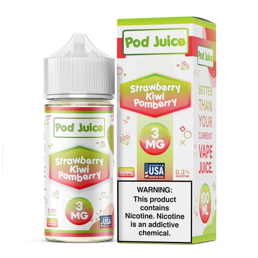 Strawberry Kiwi Pomberry Pod Juice 100mL Strawberry Kiwi Pomberry Pod Juice 100mL
