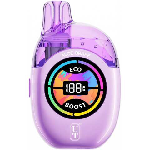 Aloe Grape UT Clear Tank 50K Disposable Vape - Refreshing Aloe & Sweet Grape Flavor