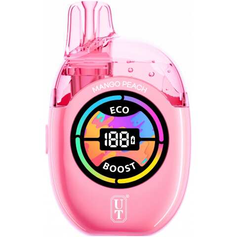 Mango Peach UT Clear Tank 50K Disposable Vape - Succulent Mango & Sweet Peach Flavor