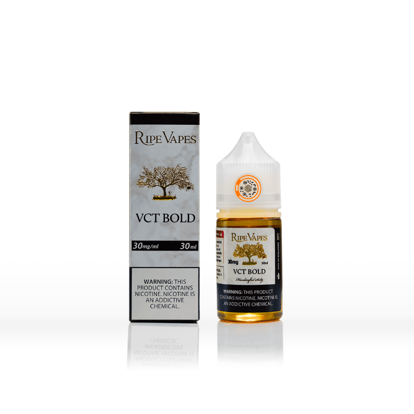 VCT Bold Ripe Vapes 30mL - Salt Nic bottle - Intense Tobacco & Vanilla Custard