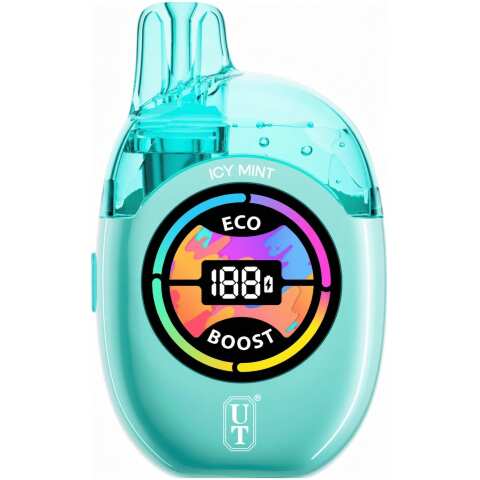 Icy Mint UT Clear Tank 50K Disposable Vape - Intense Arctic Menthol Flavor
