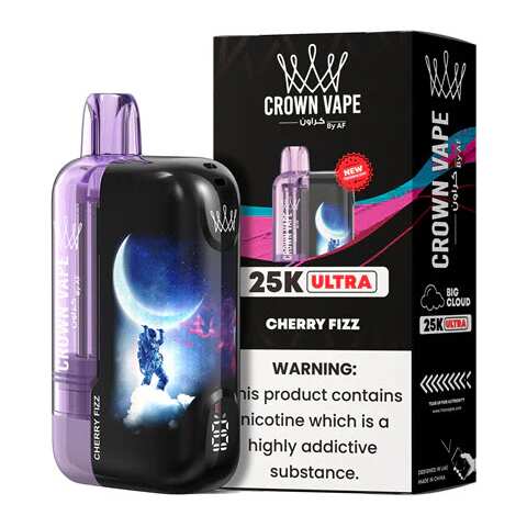 Cherry Fizz Al Fakher Crown Bar Ultra 25K
