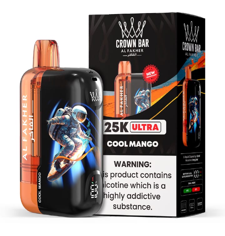 Cool Mango Al Fakher Crown Bar Ultra 25K Disposable Vape