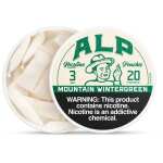 Mountain Wintergreen ALP Nicotine Pouches opened top