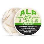 Spearmint ALP Nicotine Pouches front open