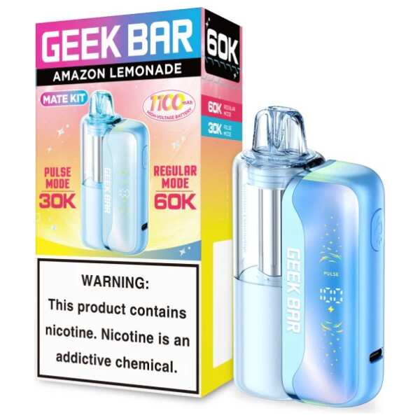 Amazon Lemonade Geek Bar Mate Kit 60K Pod Vape System
