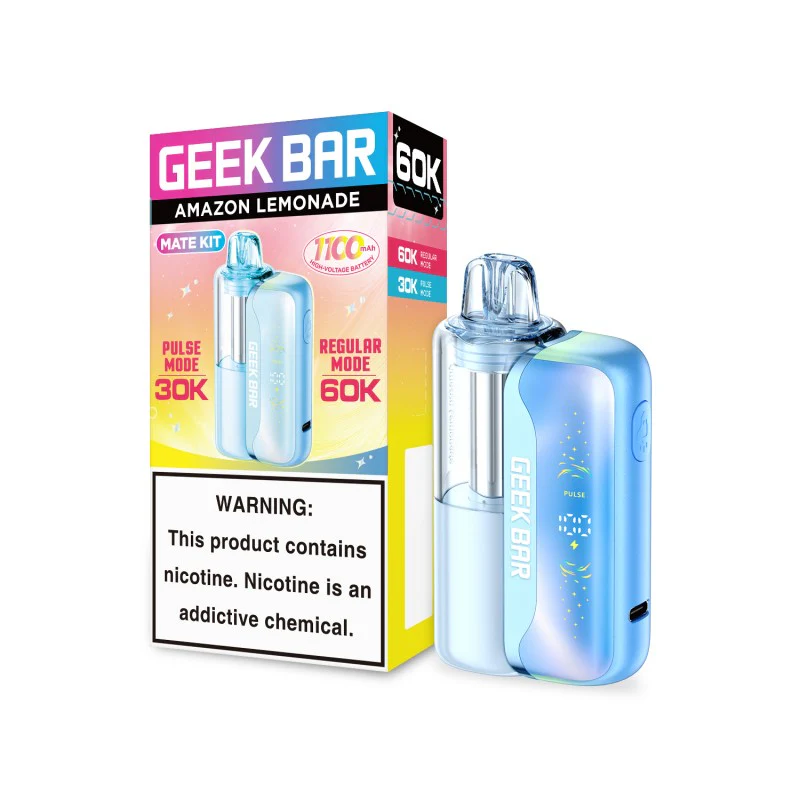 Amazon Lemonade Geek Bar Mate Kit 60K Amazon Lemonade Geek Bar Mate Kit 60K Pod Vape System