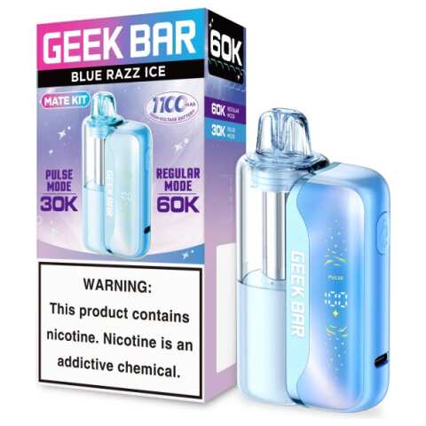 Blue Razz Ice Geek Bar Mate Kit 60K