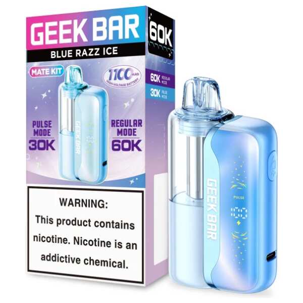 Blue Razz Ice Geek Bar Mate Kit 60K