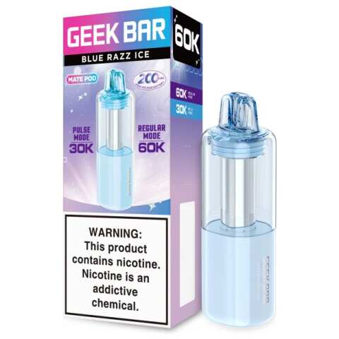Blue Razz Ice Geek Bar Mate Pod 60K