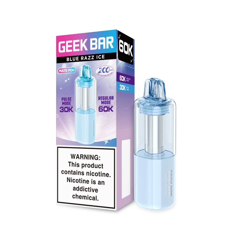 Blue Razz Ice Geek Bar Mate Pod 60K