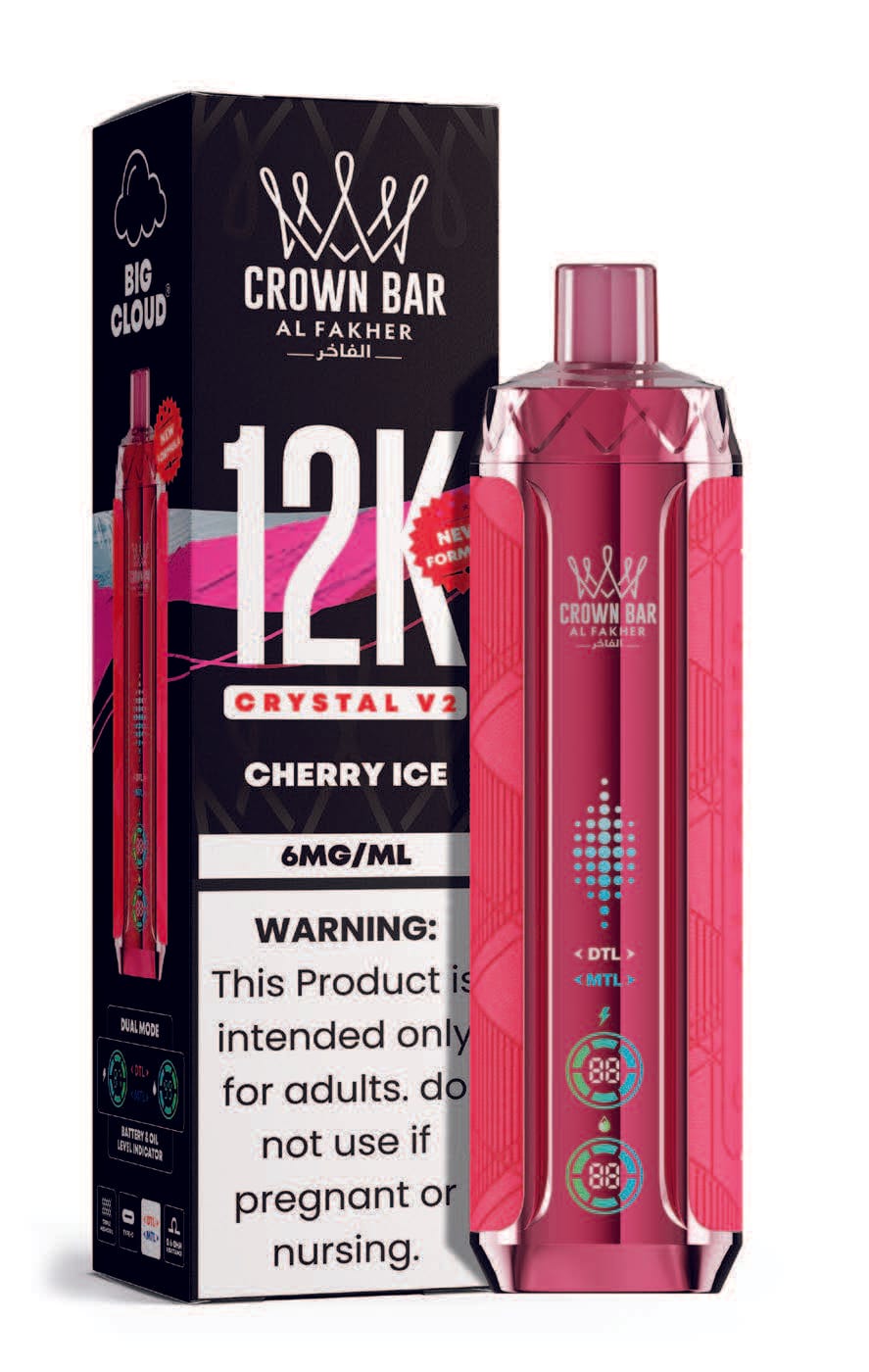 Cherry Ice Al Fakher Crown Bar Crystal V2 12K