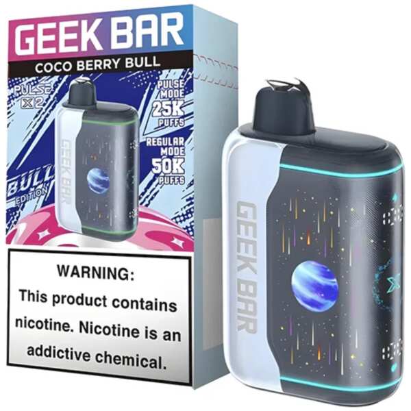 Coco Berry Bull Geek Bar Pulse X2 50K Disposable Vape