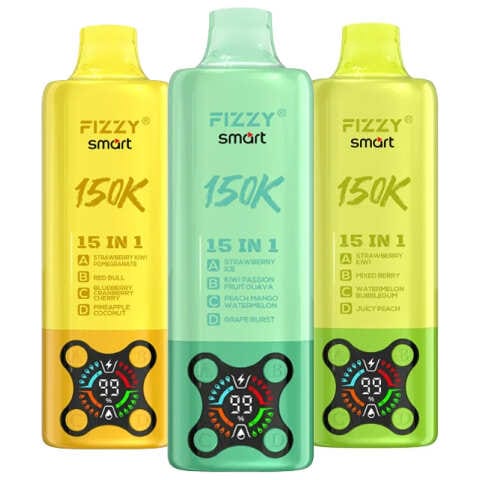 Fizzy Smart 150K Puffs 15in1 Disposable Vape