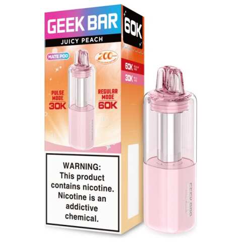 Juicy Peach Geek Bar Mate Pod 60K