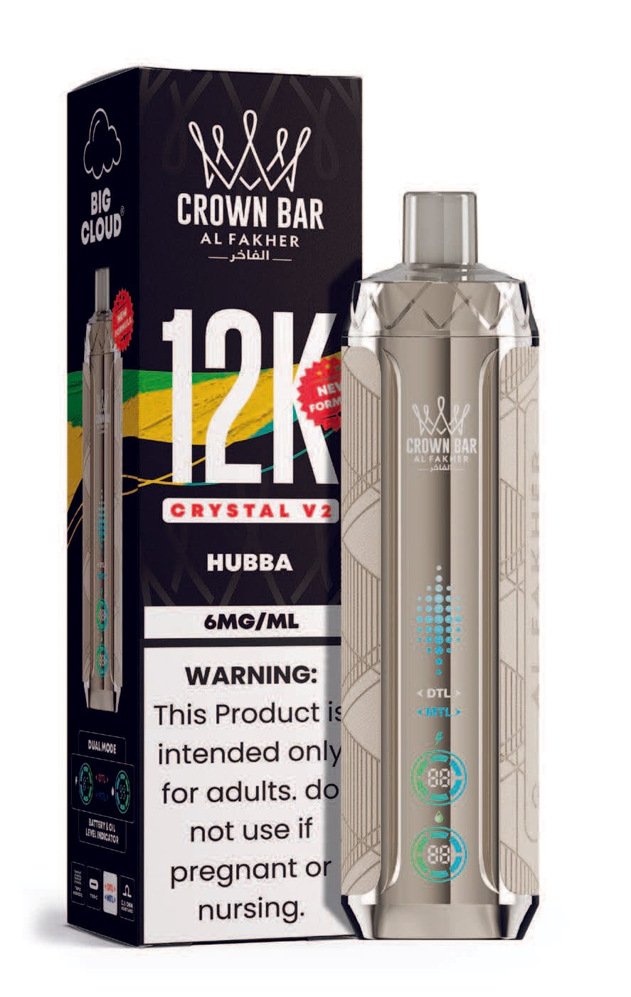 Hubba Al Fakher Crown Bar Crystal V2 12K