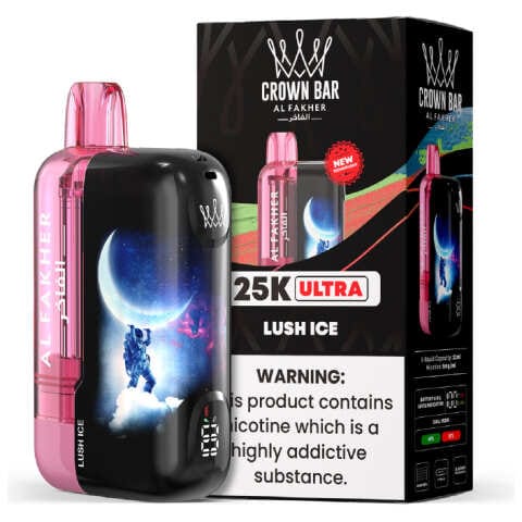 Lush Ice Al Fakher Crown Bar Ultra 25K Disposable Vape