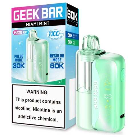 Miami Mint Geek Bar Mate Kit 60K
