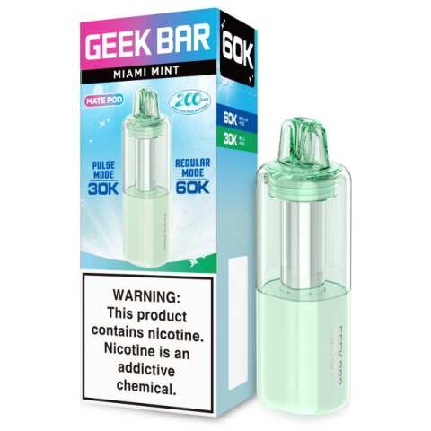 Miami Mint Geek Bar Mate Pod 60K