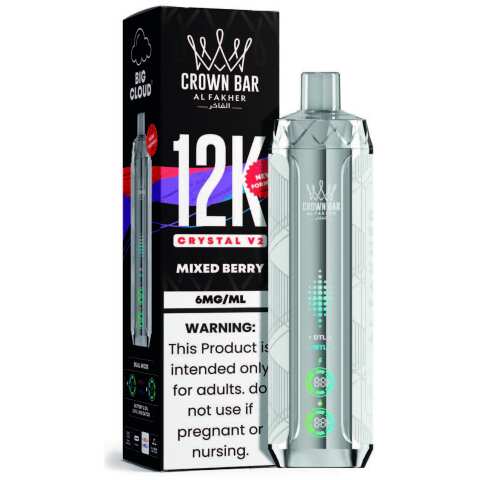 Mixed Berry Al Fakher Crown Bar Crystal V2 12K