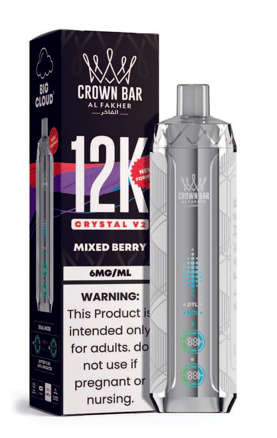 Mixed Berry Al Fakher Crown Bar Crystal V2 12K Mixed Berry Al Fakher Crown Bar Crystal V2 12K