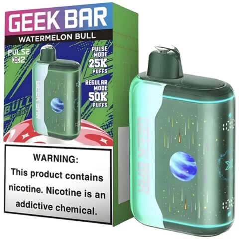 Watermelon Bull Geek Bar Pulse X2 50K Disposable Vape